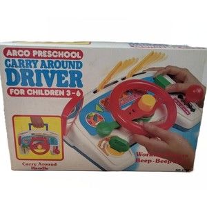 Vintage Arco Preschool Vintage Carry Around Driver 2705 with box